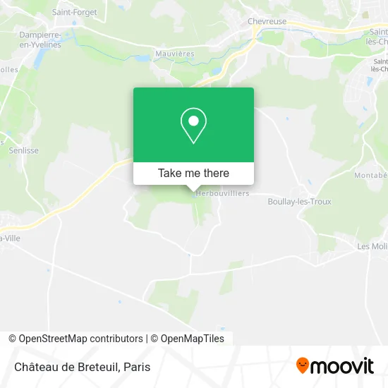 Château de Breteuil map