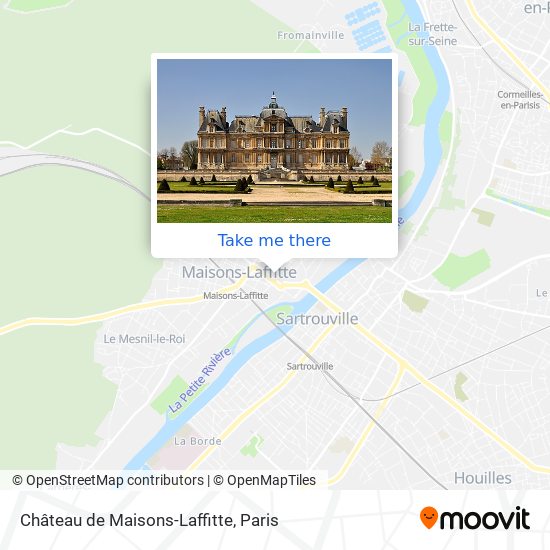 Château de Maisons-Laffitte map
