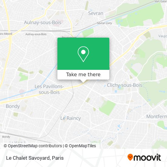 Mapa Le Chalet Savoyard