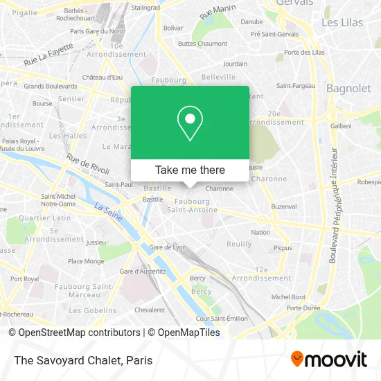 Le Chalet Savoyard map