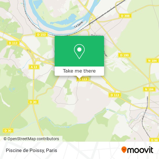 Piscine de Poissy map