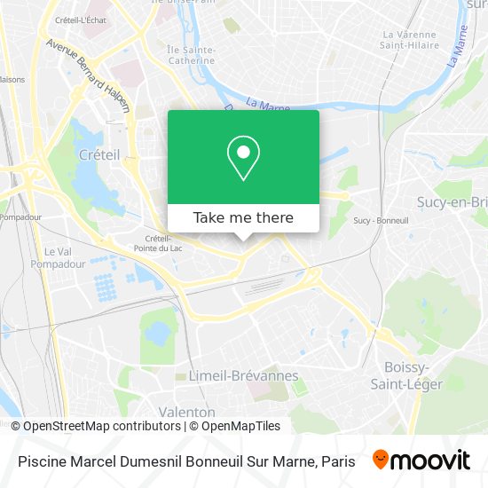 Mapa Piscine Marcel Dumesnil Bonneuil Sur Marne