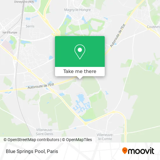 Blue Springs Pool map