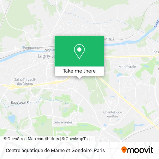 Centre aquatique de Marne et Gondoire map