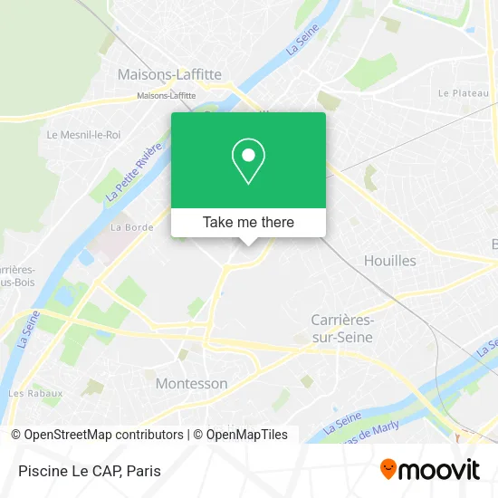 Piscine Le CAP map