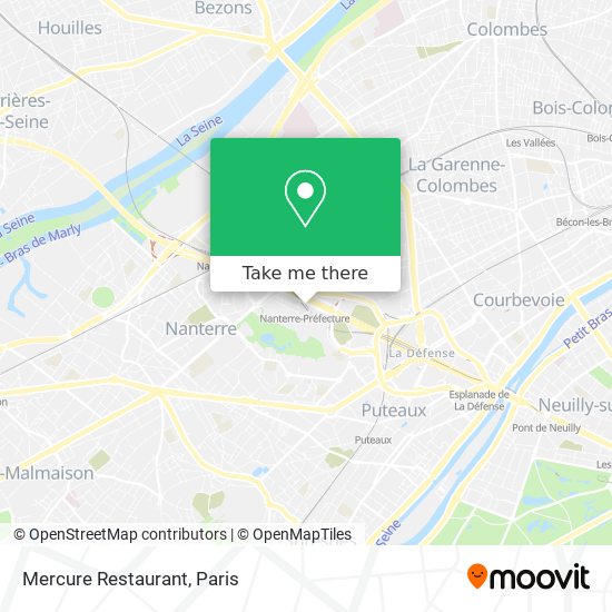 Mercure Restaurant map