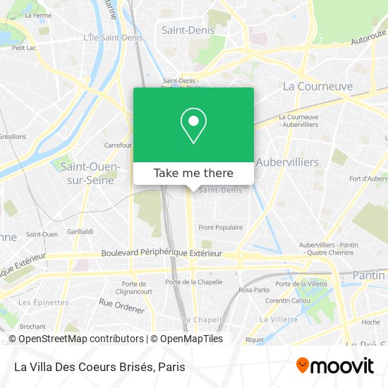 La Villa Des Coeurs Brisés map