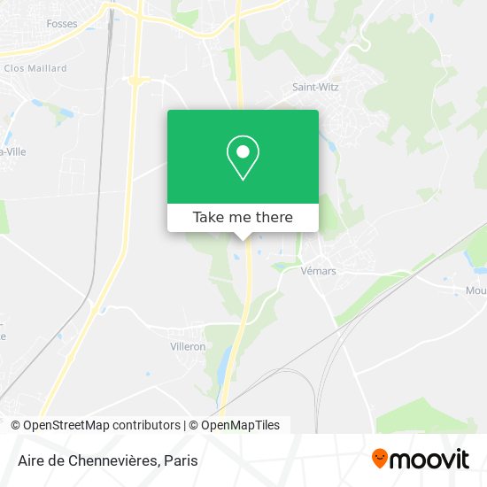 Aire de Chennevières map
