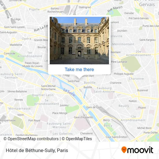 Hôtel de Béthune-Sully map