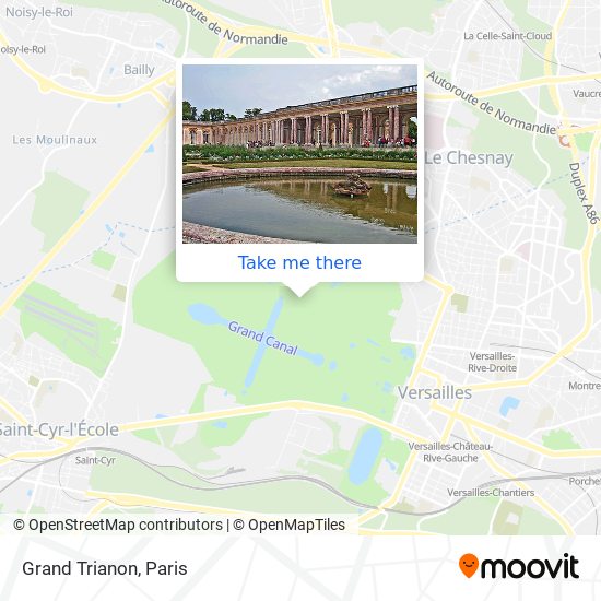 Mapa Grand Trianon