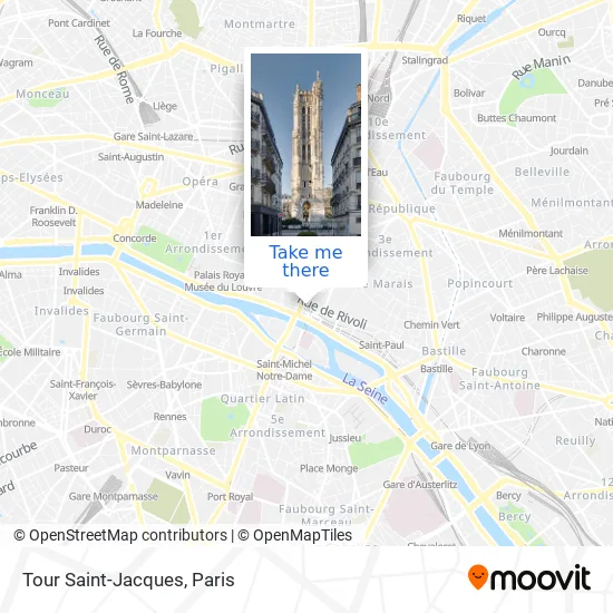 Tour Saint-Jacques map