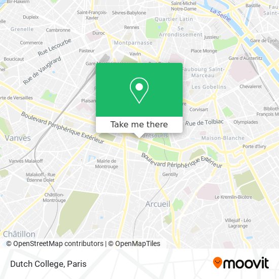 Dutch College map