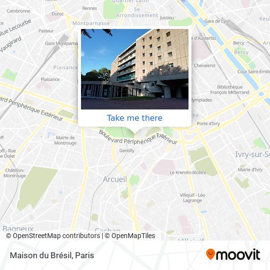 Maison du Brésil map