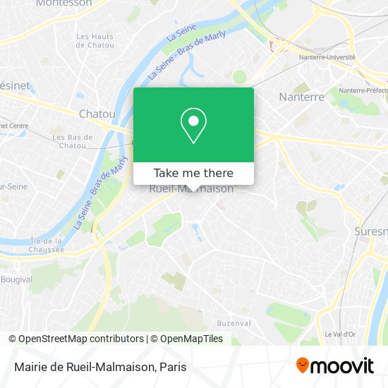 Mapa Mairie de Rueil-Malmaison