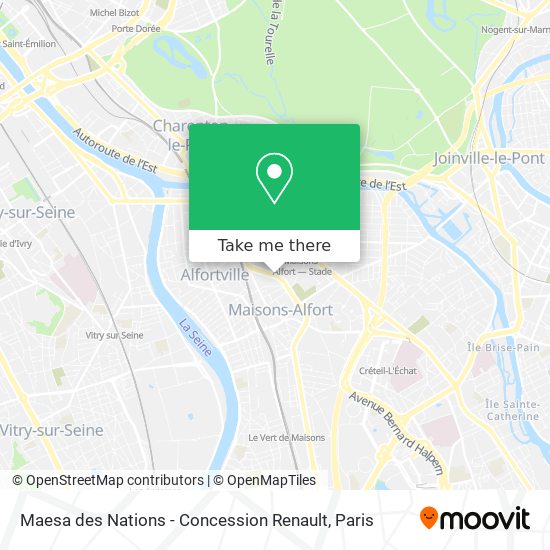 Mapa Maesa des Nations - Concession Renault