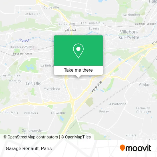 Garage Renault map