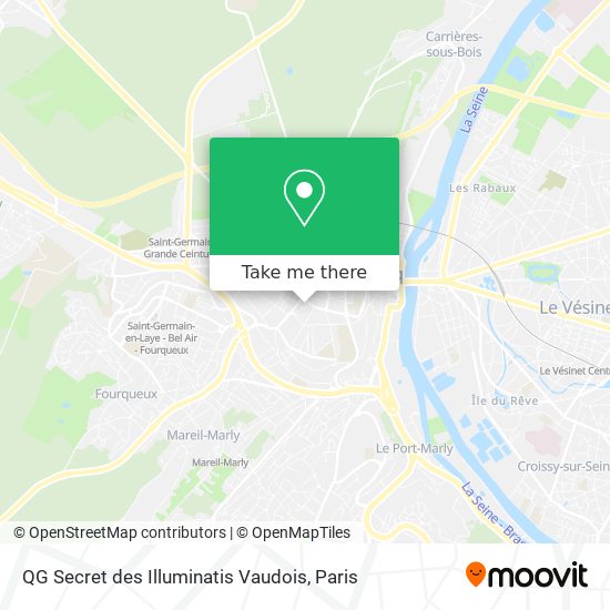 Mapa QG Secret des Illuminatis Vaudois