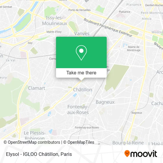 Elysol - IGLOO Châtillon map