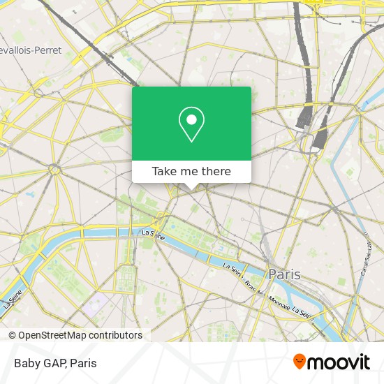 Baby GAP map