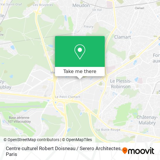 Mapa Centre culturel Robert Doisneau / Serero Architectes