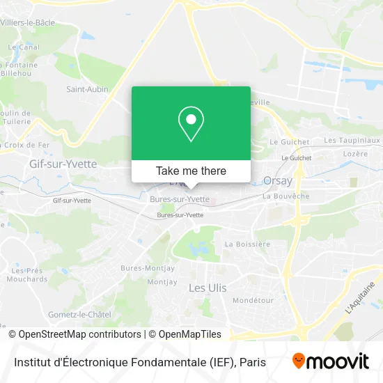 Institut d'Électronique Fondamentale (IEF) map