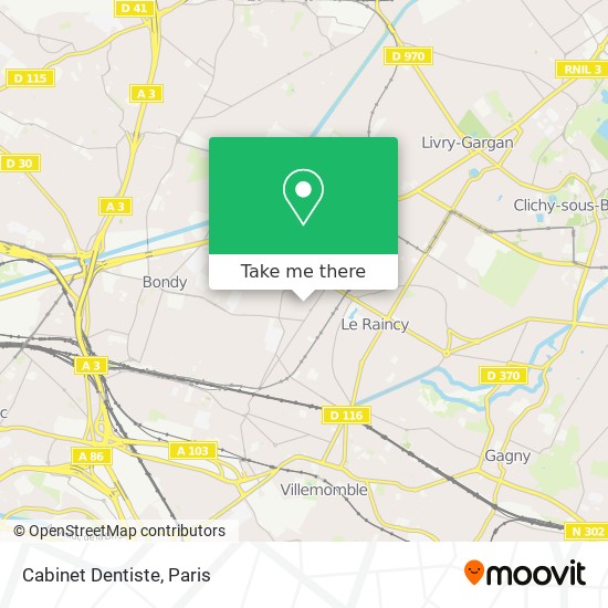Cabinet Dentiste map