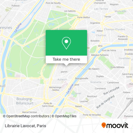 Librairie Lavocat map