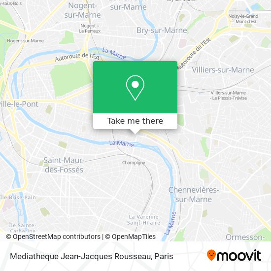 Mediatheque Jean-Jacques Rousseau map