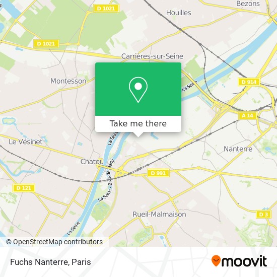 Mapa Fuchs Nanterre