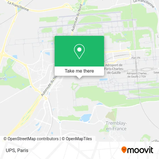 UPS map