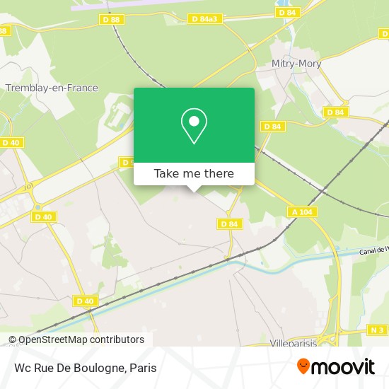 Wc Rue De Boulogne map