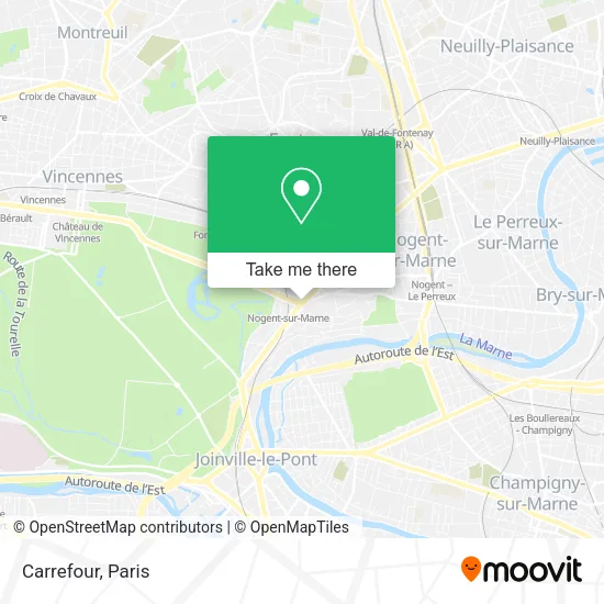 Carrefour map
