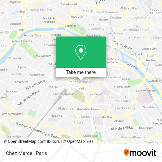 Chez Marcel map