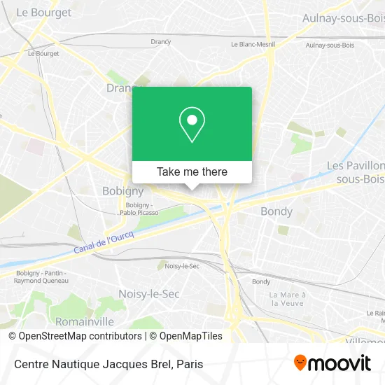 Centre Nautique Jacques Brel map
