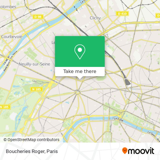 Mapa Boucheries Roger