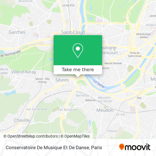 Conservatoire De Musique Et De Danse map