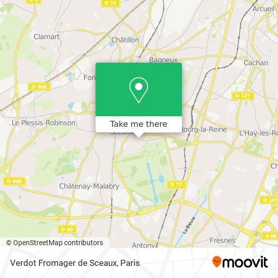 Verdot Fromager de Sceaux map