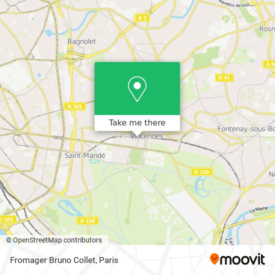 Fromager Bruno Collet map