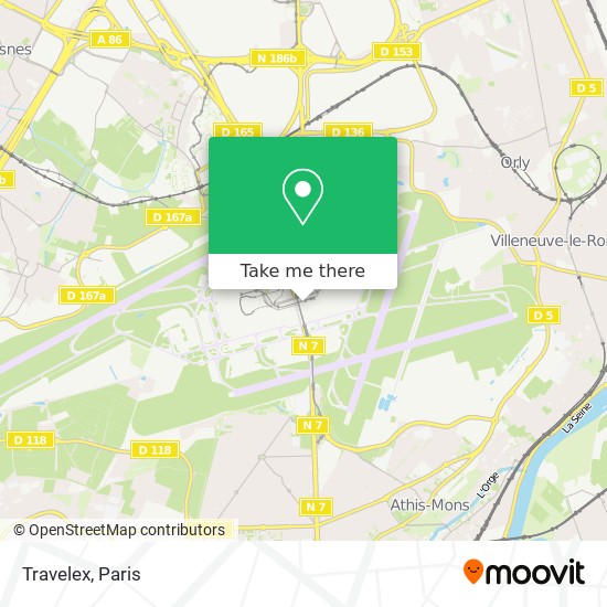 Mapa Travelex
