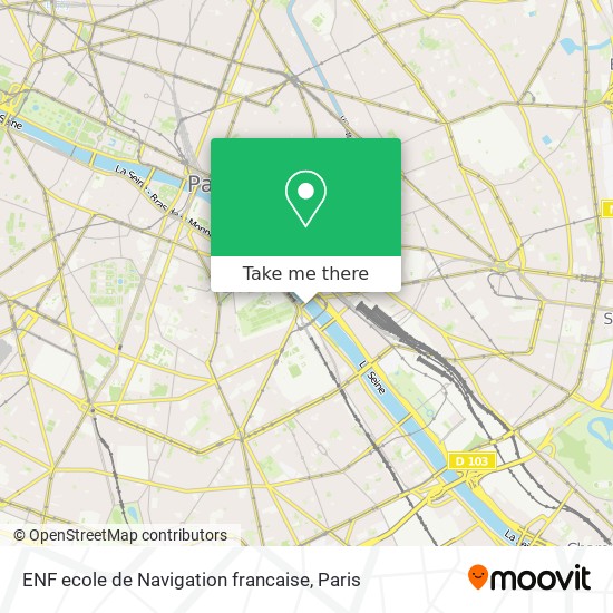 ENF ecole de Navigation francaise map