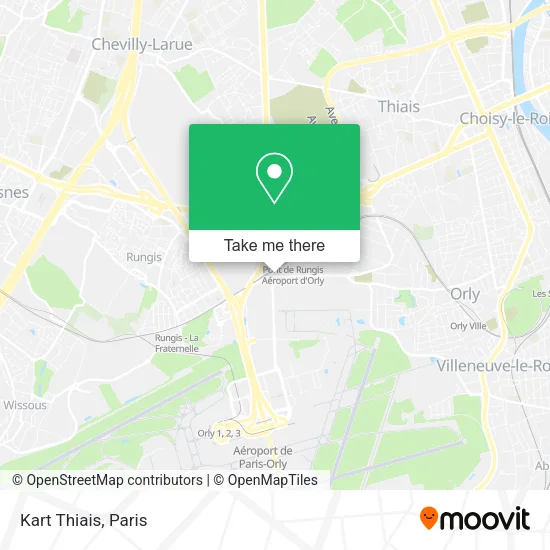Kart Thiais map