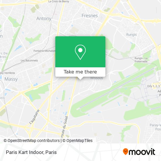 Mapa Paris Kart Indoor