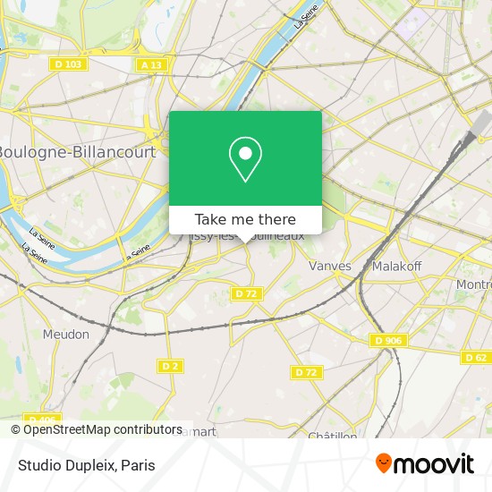 Studio Dupleix map