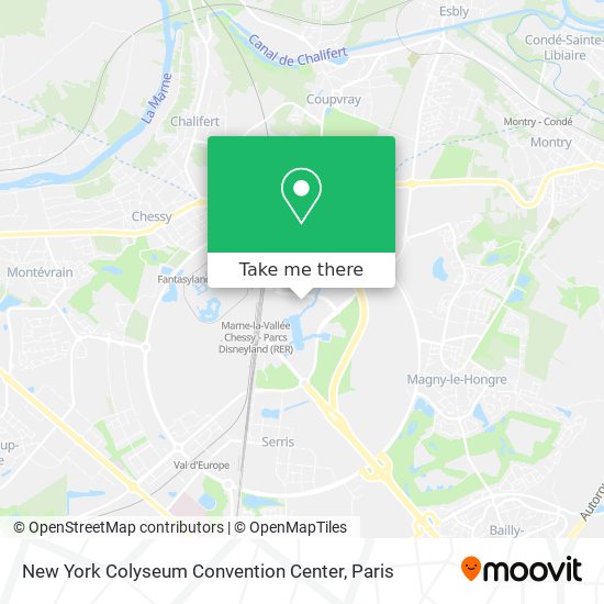 Mapa New York Colyseum Convention Center