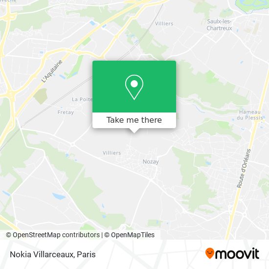 Mapa Nokia Villarceaux