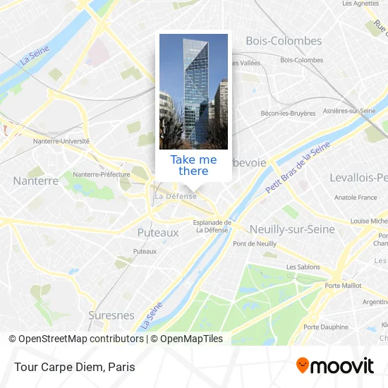 Tour Carpe Diem map