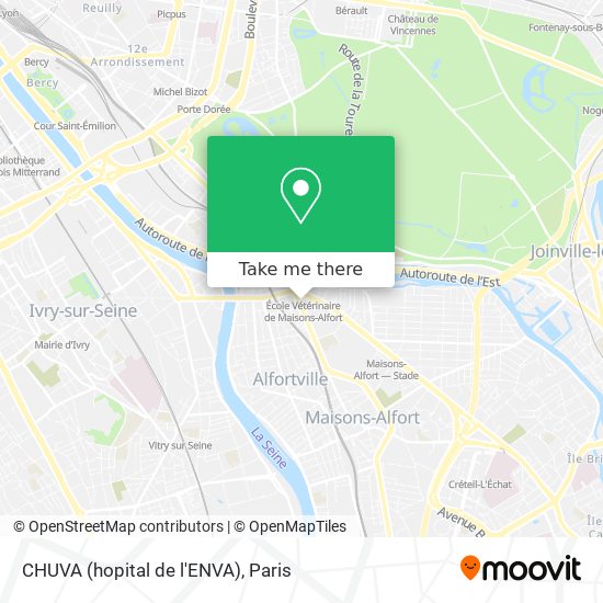 CHUVA (hopital de l'ENVA) map