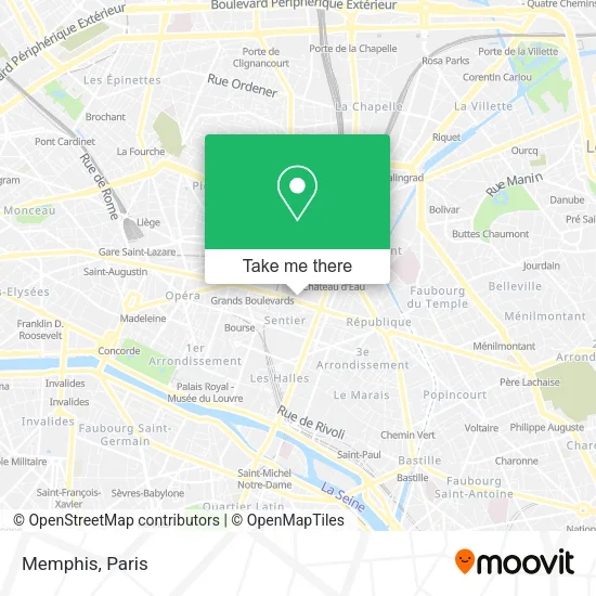 Memphis map