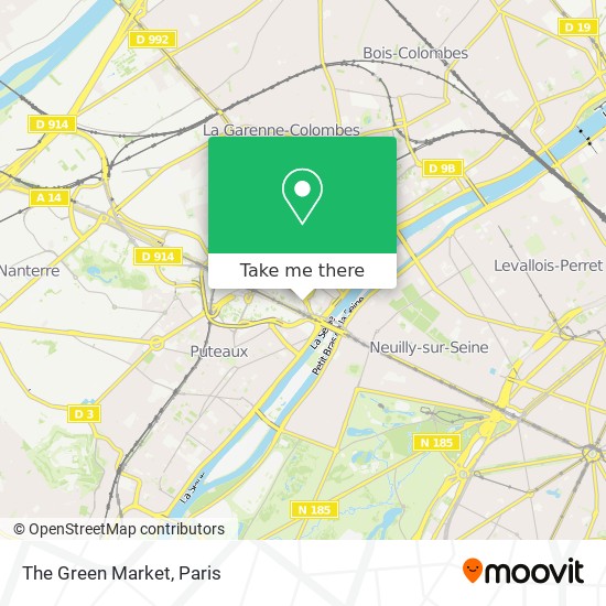 Mapa The Green Market