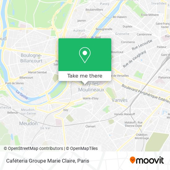 Caféteria Groupe Marie Claire map